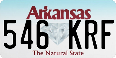 AR license plate 546KRF