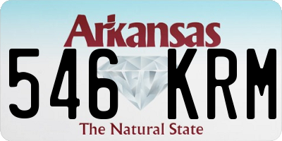 AR license plate 546KRM