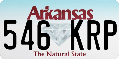 AR license plate 546KRP