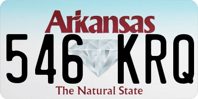 AR license plate 546KRQ