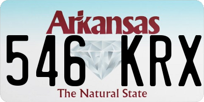 AR license plate 546KRX