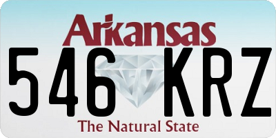 AR license plate 546KRZ