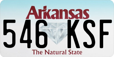 AR license plate 546KSF