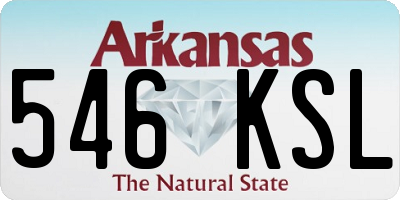 AR license plate 546KSL