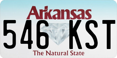 AR license plate 546KST