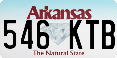AR license plate 546KTB
