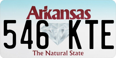 AR license plate 546KTE