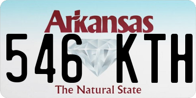 AR license plate 546KTH