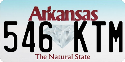 AR license plate 546KTM
