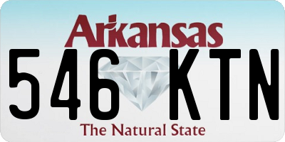 AR license plate 546KTN