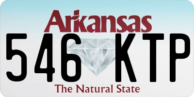 AR license plate 546KTP
