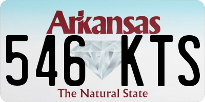 AR license plate 546KTS