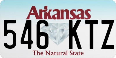 AR license plate 546KTZ