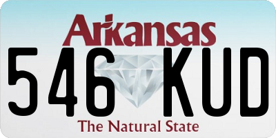 AR license plate 546KUD