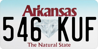 AR license plate 546KUF