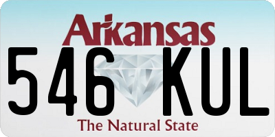 AR license plate 546KUL