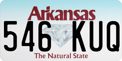 AR license plate 546KUQ