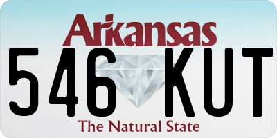 AR license plate 546KUT