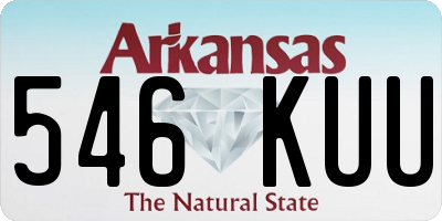 AR license plate 546KUU