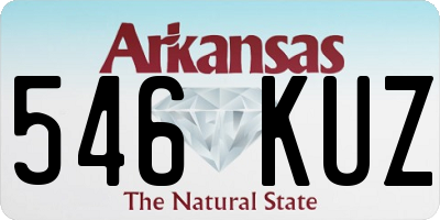 AR license plate 546KUZ
