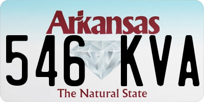 AR license plate 546KVA