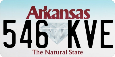 AR license plate 546KVE