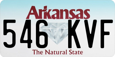 AR license plate 546KVF