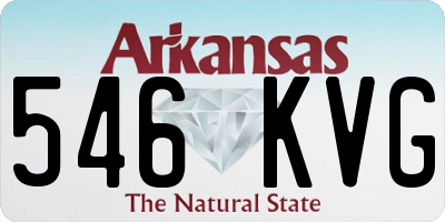 AR license plate 546KVG