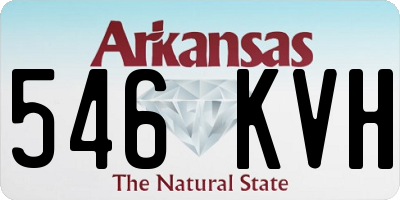 AR license plate 546KVH