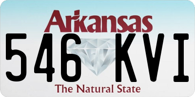 AR license plate 546KVI