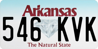 AR license plate 546KVK