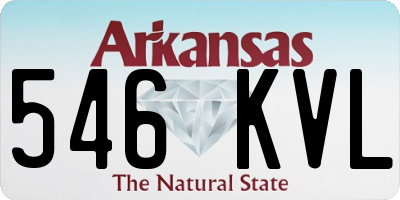 AR license plate 546KVL
