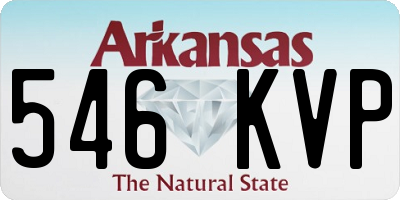 AR license plate 546KVP