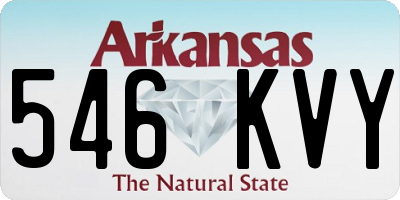 AR license plate 546KVY