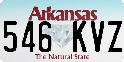 AR license plate 546KVZ
