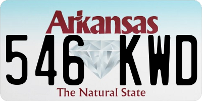 AR license plate 546KWD