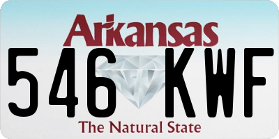 AR license plate 546KWF