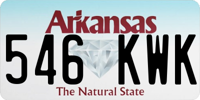 AR license plate 546KWK