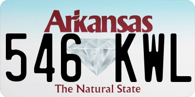 AR license plate 546KWL