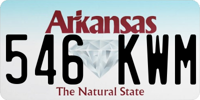 AR license plate 546KWM