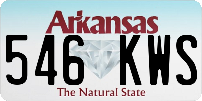 AR license plate 546KWS