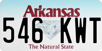 AR license plate 546KWT
