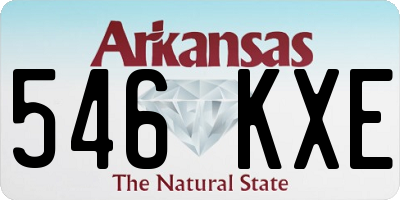AR license plate 546KXE
