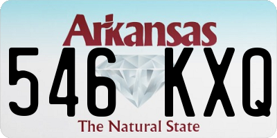 AR license plate 546KXQ