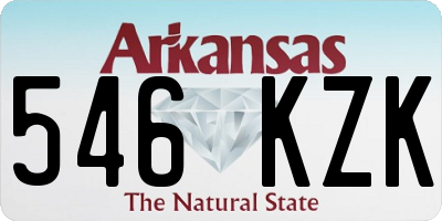 AR license plate 546KZK