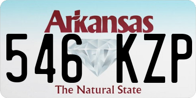 AR license plate 546KZP