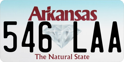 AR license plate 546LAA