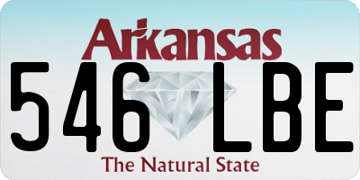AR license plate 546LBE