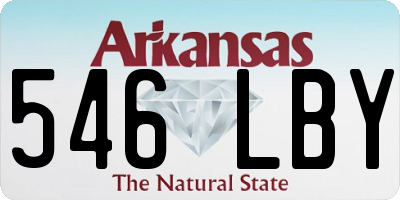 AR license plate 546LBY