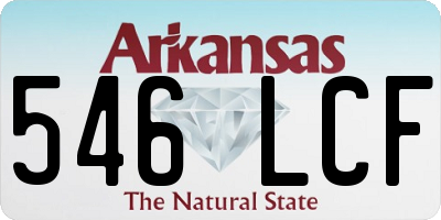 AR license plate 546LCF